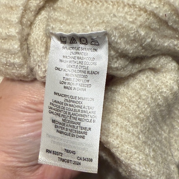 French Connection Cream Cowl Neck Sweater - Picture 6 of 6